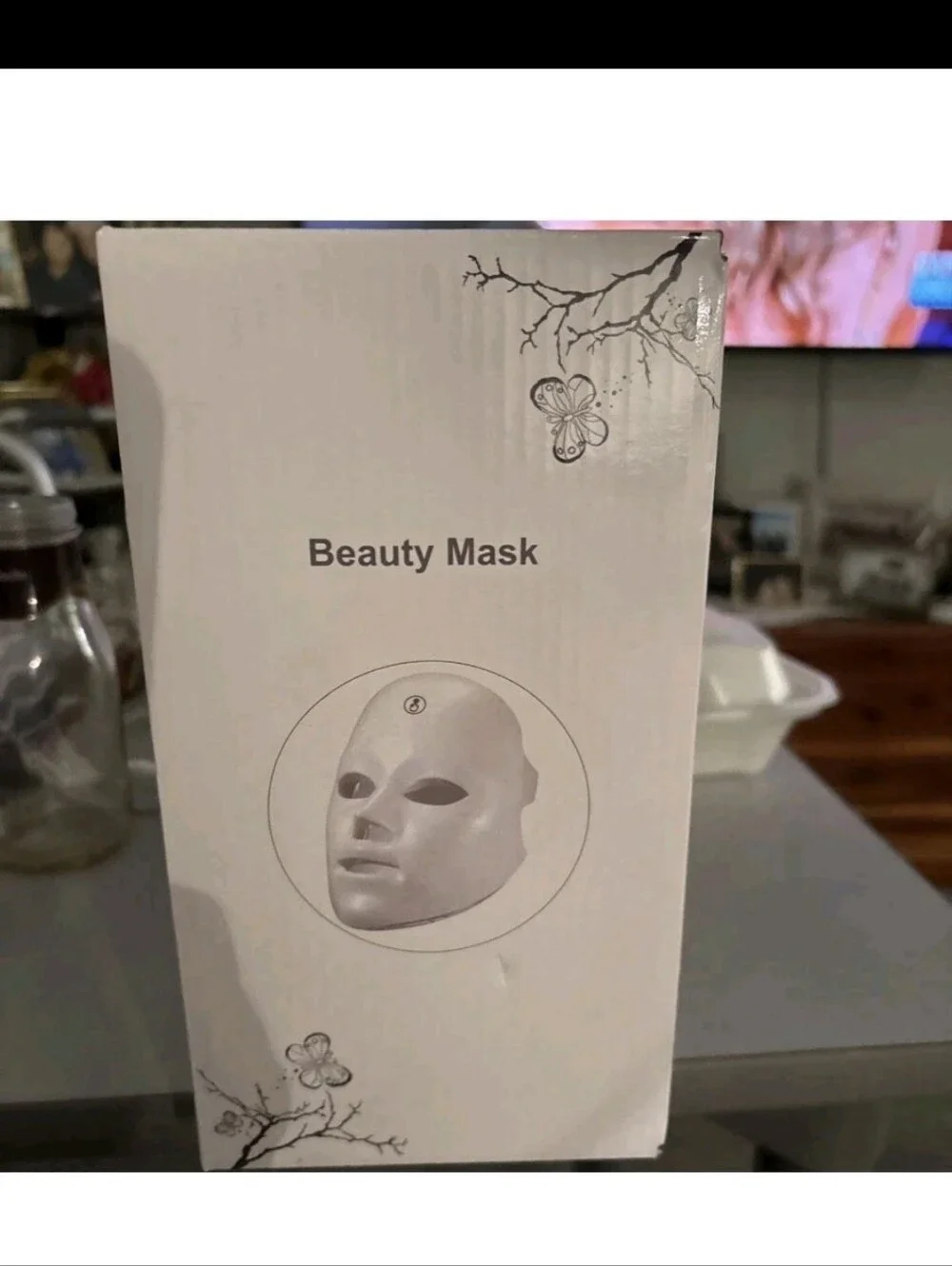 LED Facial Mask Therapy Device - White